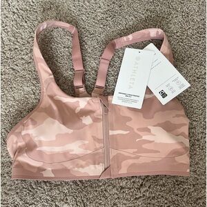 Athleta Empower II Train Printed Sports Bra (A-C) - Pink Camo - Size: S - NWT